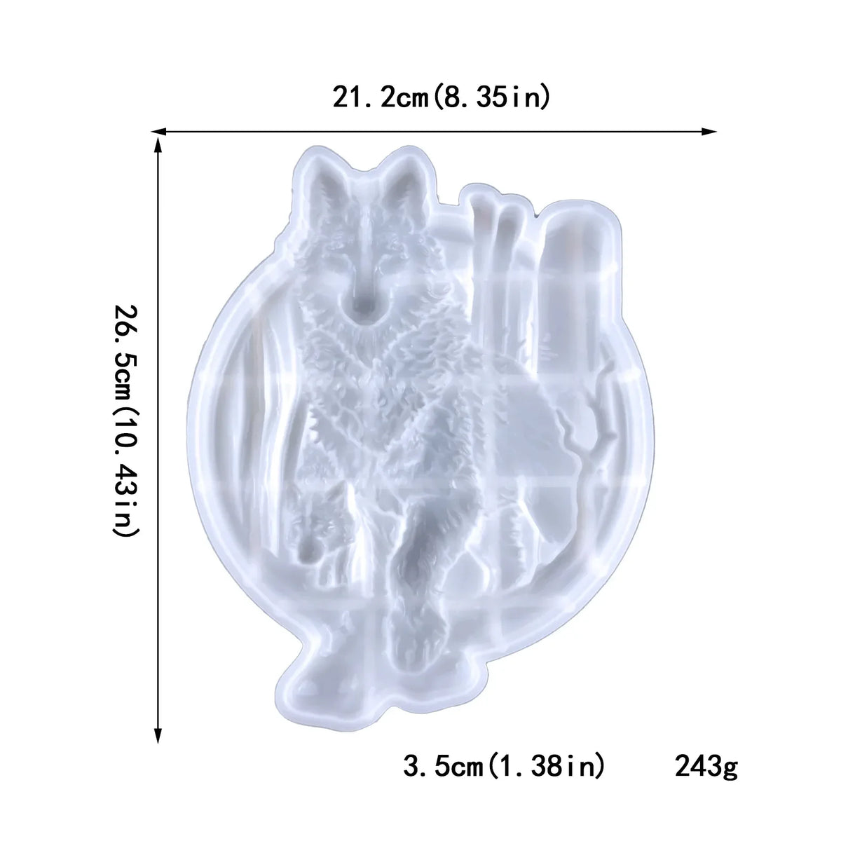 moule silicone blanc transparent chien réaliste cuisine boulangerie gâteau bricolage décoration