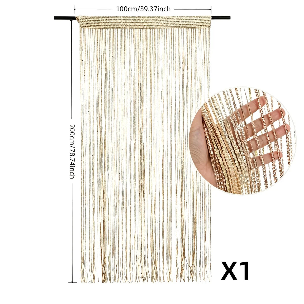Rideau Décoratif Polyester Arc Ciel Ombrage Intégral Fenêtre Plate Style Moderne Salon Chambre Isolant