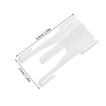 crochets rideau blancs modernes durables facile accessoires rideau lisses opaques