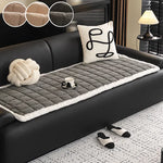 coussin canapé beige gris moderne adhésif tapis chaussons salon contemporain