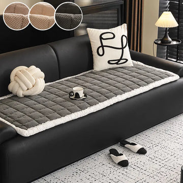 coussin canapé beige gris moderne adhésif tapis chaussons salon contemporain