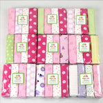 drap lit bébé coton imprimé animal floral emmaillotage couverture enveloppée points zigzag vert bleu