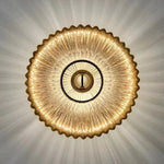 applique murale led moderne blanc doré rayures horizontales fixée mur éclairage quotidien chambre salonhôtel