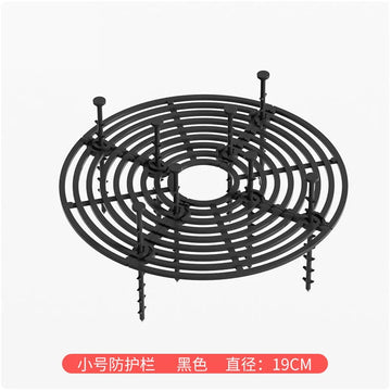 grille protection pot fleur marron clair moderne 19cm 30cm 52cm occlusion horizontal minimaliste