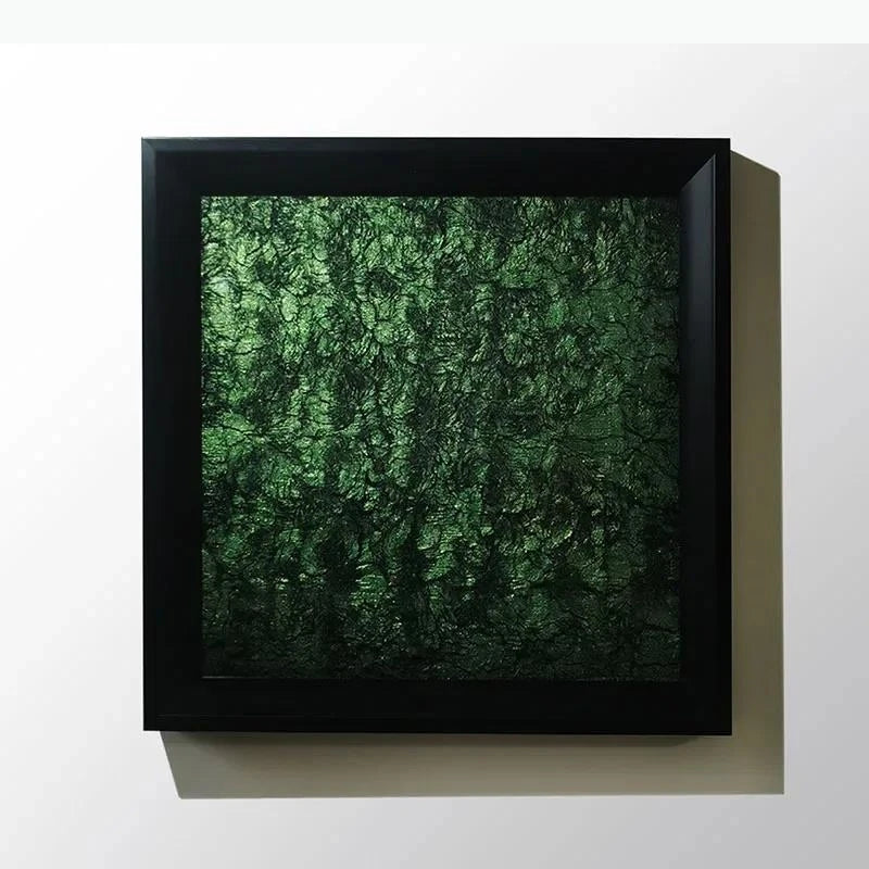 tableaux modernes texturés couleur verte noire marron dorée rouge bleue 35x35cm 45x45cm