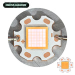 LED chip carré 20mm 45 72W blanc cuivre moderne technique clips métalliques