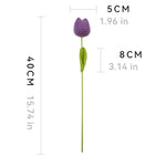 bouquet tulipes tricotées main orange jaune blanc rouge rose violet bleuclairintérieur decoration