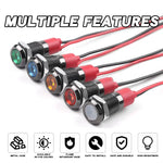 ampoules led 8mm rouge vert jaune bleu blanc étanches fil moderne