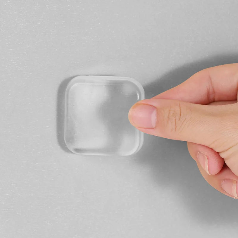 cache vidéo adhésif rond carré moderne transparent 93mm pack