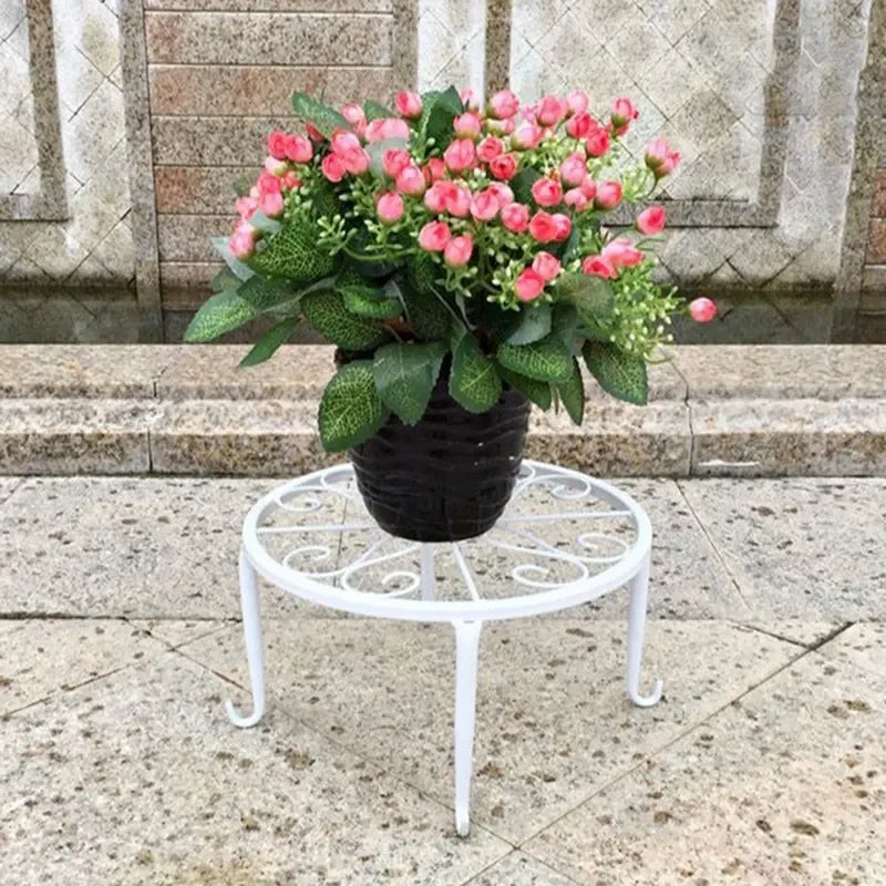 support pot fleur métal autoportant extérieur balcon multifonctionnel décoration florale