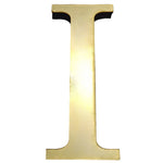 lettres alphabet dorées acrylique 3d autocollant mural décoration maison chic classique mat