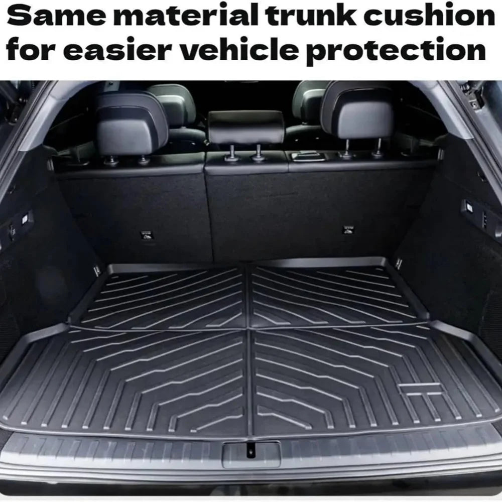 tapis sol tapis coffre voiture noir rayures diagonales moderne tout terrain protection toutes saisons