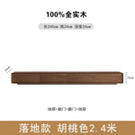 meuble tv long bois marron foncé moderne salon nordique bois naturel