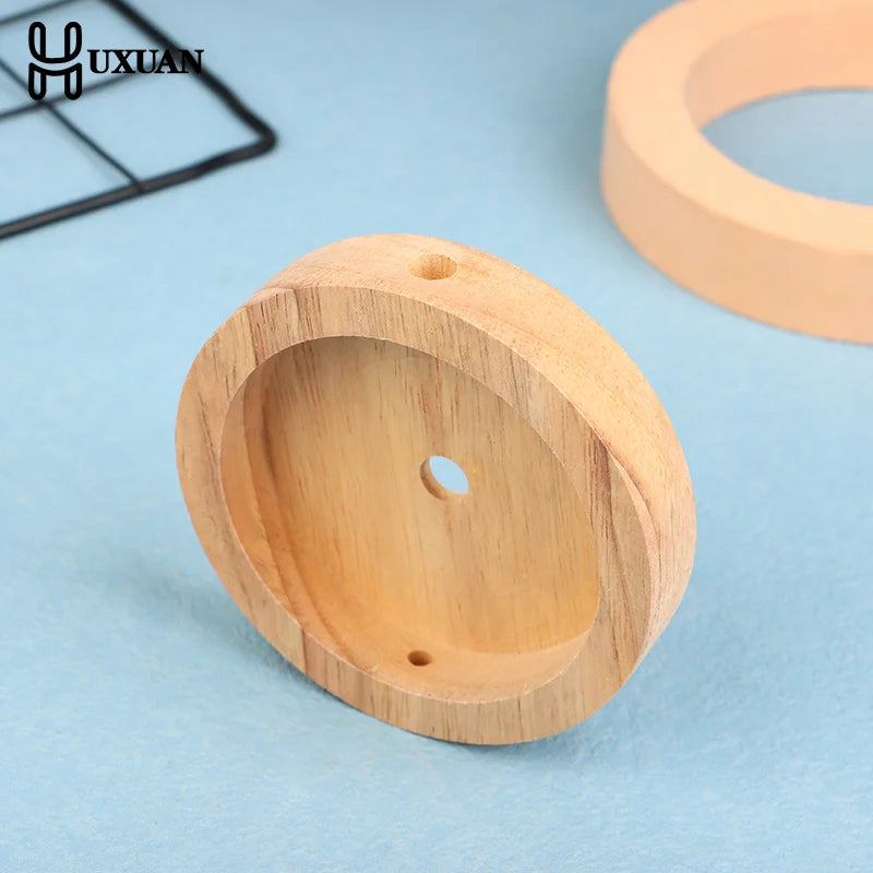 lampe table bois naturel texture moderne vis clips fixations