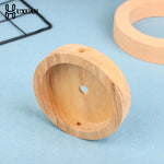 lampe table bois naturel texture moderne vis clips fixations