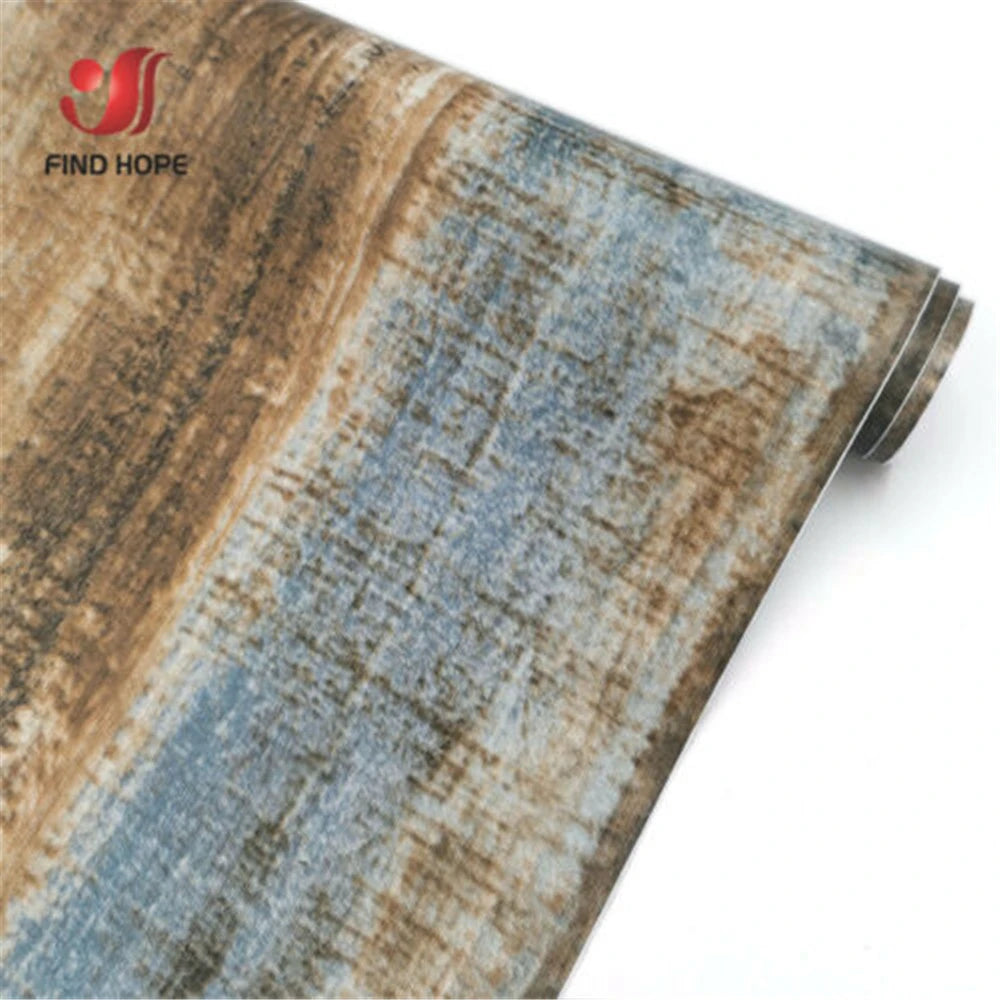 papier peint vinyle adhésif texture bois moderne imperméable rénovation mur salon chambre coucher