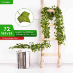 guirlande artificielle feuilles lierre vert décoration jardin intérieur fête mariage extérieur plante vigne