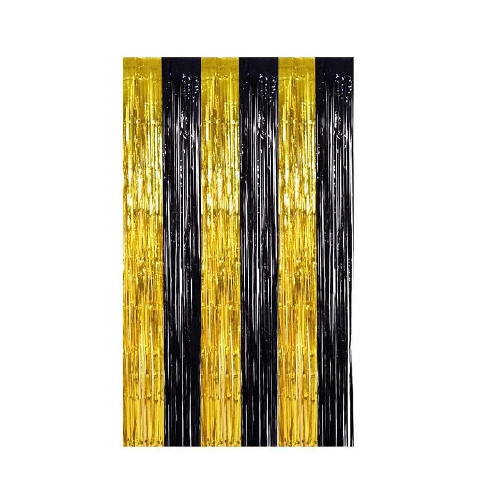 décoration murale rideau franges brillantes couleurs unies fête anniversaire mariage célébration arc ciel carnaval