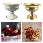 vase blanc or floral texture classique deco table anniversaire mariage