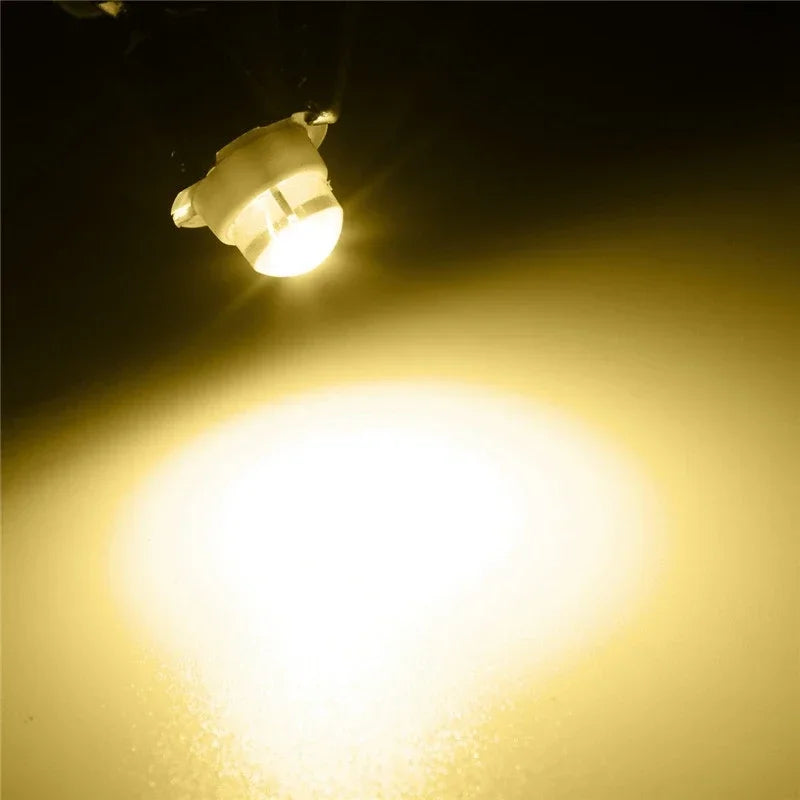 ampoule led 60 100lm 3v 4.5v 6v blanc chaud argent transparent moderne jardin