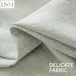 rideau occultant gris clair moderne salon chambre tissu épais épais