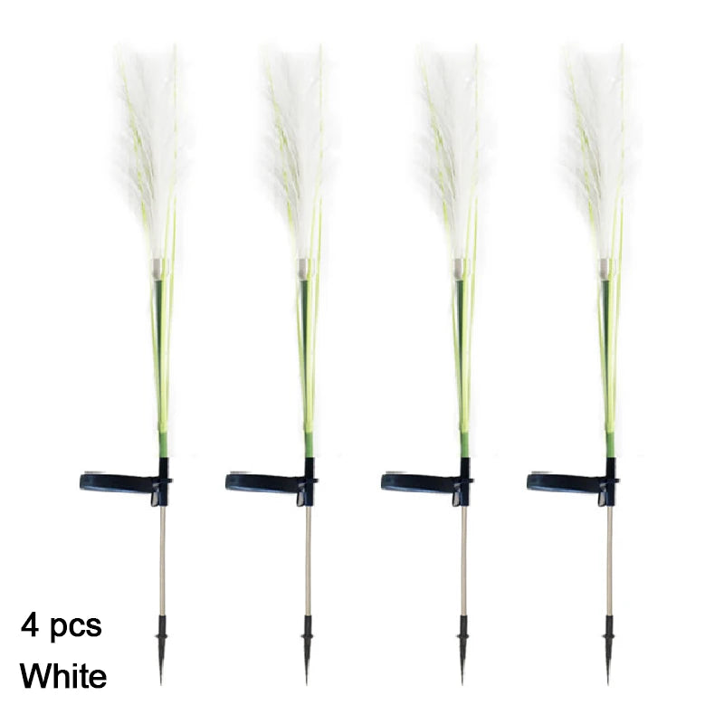 lumière artificielle verte feuilles blanches lumineuses moderne vacancesextérieur decoration solaire ip65 abs led