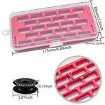 boîte rangement leurres pêche rouge gris transparent compartiments utilitaires.storage organizer plastique