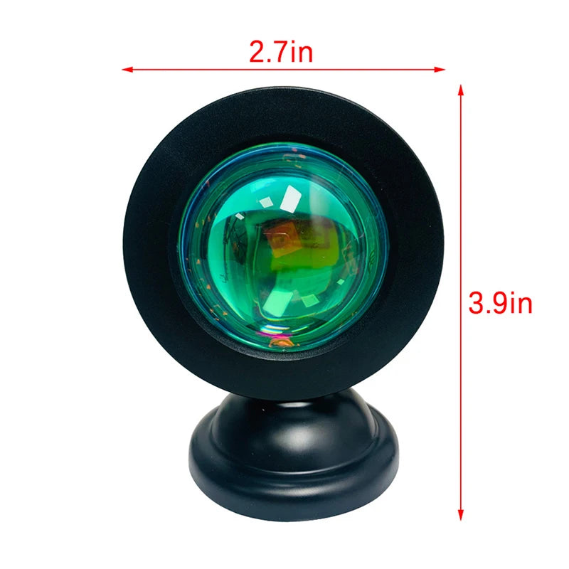 lampe table moderne veilleuse led transparente effet reflet noir verte orangée ambiance chambre salon