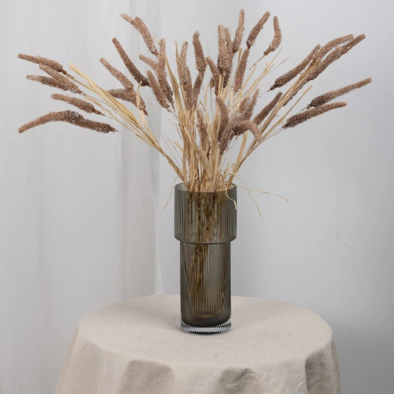 décoration intérieure plante artificielle herbe jaune beige vert rose moderne opaque 20cm 78cm