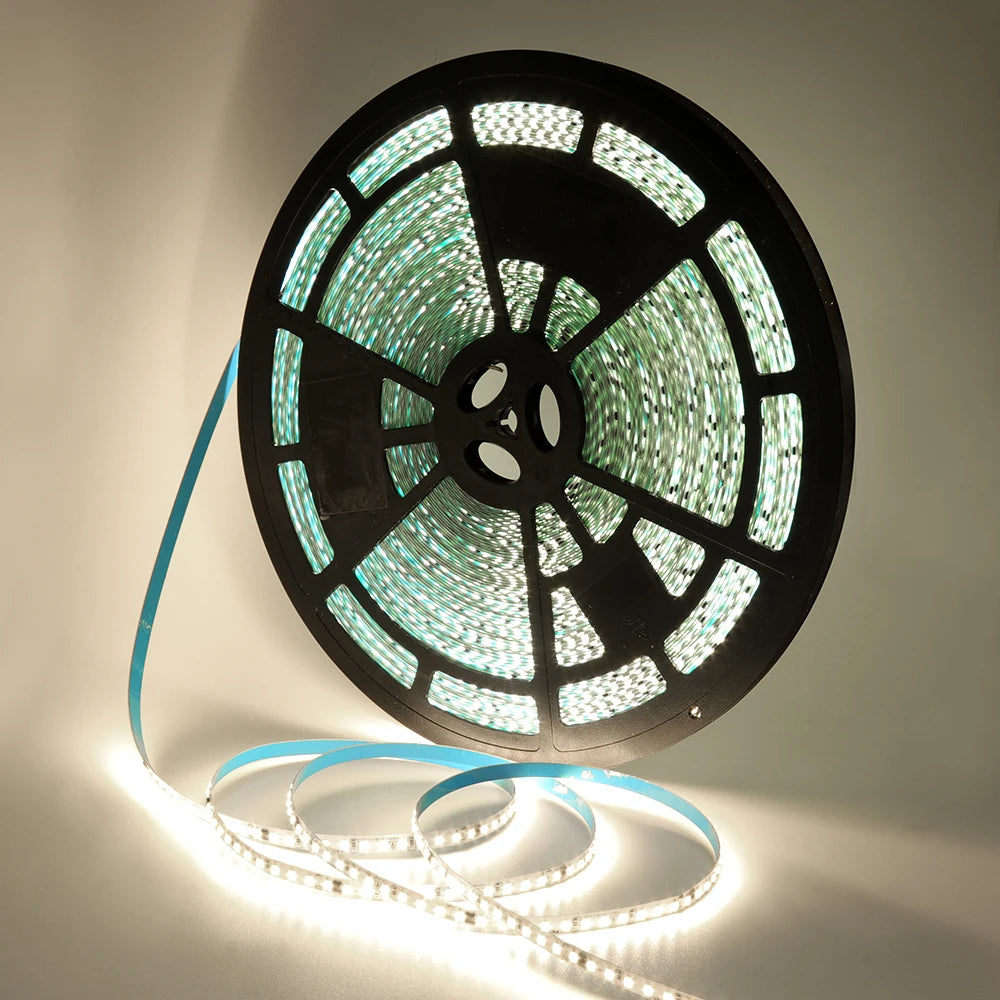 ruban led flexible 120leds/m blanc blanc chaud blanc naturel adhésif moderne 220v 50000heures ip44