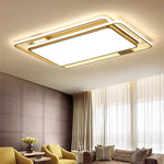 plafonnier led moderne noir blanc doré minimaliste fer salon chambre