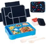 boîte lunch bento rectangulaire compartimentée étanche poignées motifs licornes enfant