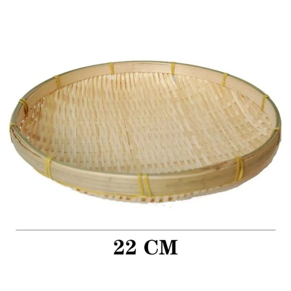 assiettes bambou tissage fin naturel traditionnel artisanal 13cm 15cm 22cm 26cm 30cm