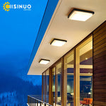 plafonnier led moderne noir blanc minimaliste intérieur extérieur ip65 249 2000lm 110 240v