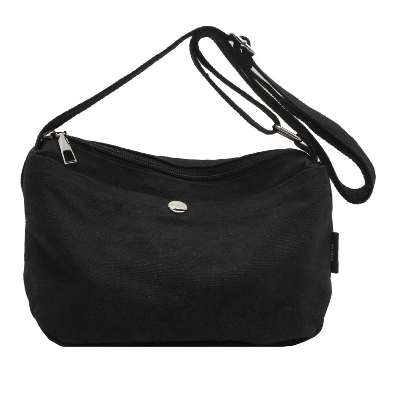 sac bandoulière toile vintage unisexe beige casual fermeture éclair sac messager sac shopping sac