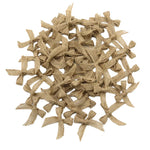 nœuds décoratifs rustiques couleur naturelle fibreux aspect artisanal 40mm 40mm décoration maison