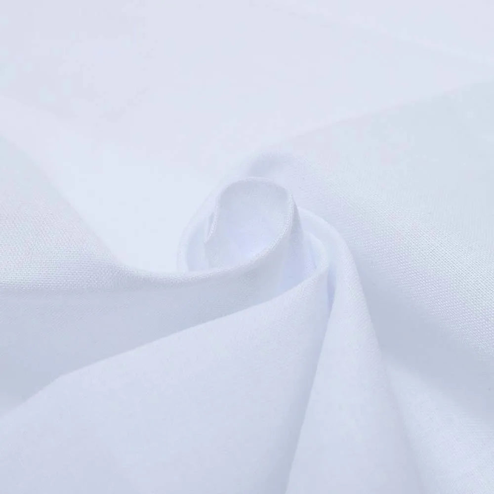 serviettes coton blanc 40x40cm classiques table restaurant mariage festives