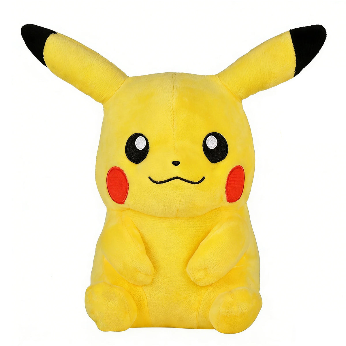 peluche rockruff marron vert 35cm coton pp douce yeux animés dessin animé mignon
