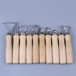 outils couture traditionnels anneau métallique bois naturel métal argenté set broderie tricotage artisanal