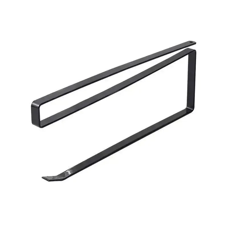 porte rouleau papier cuisine blanc noir papier motifs moderne minimaliste barre métallique fixe