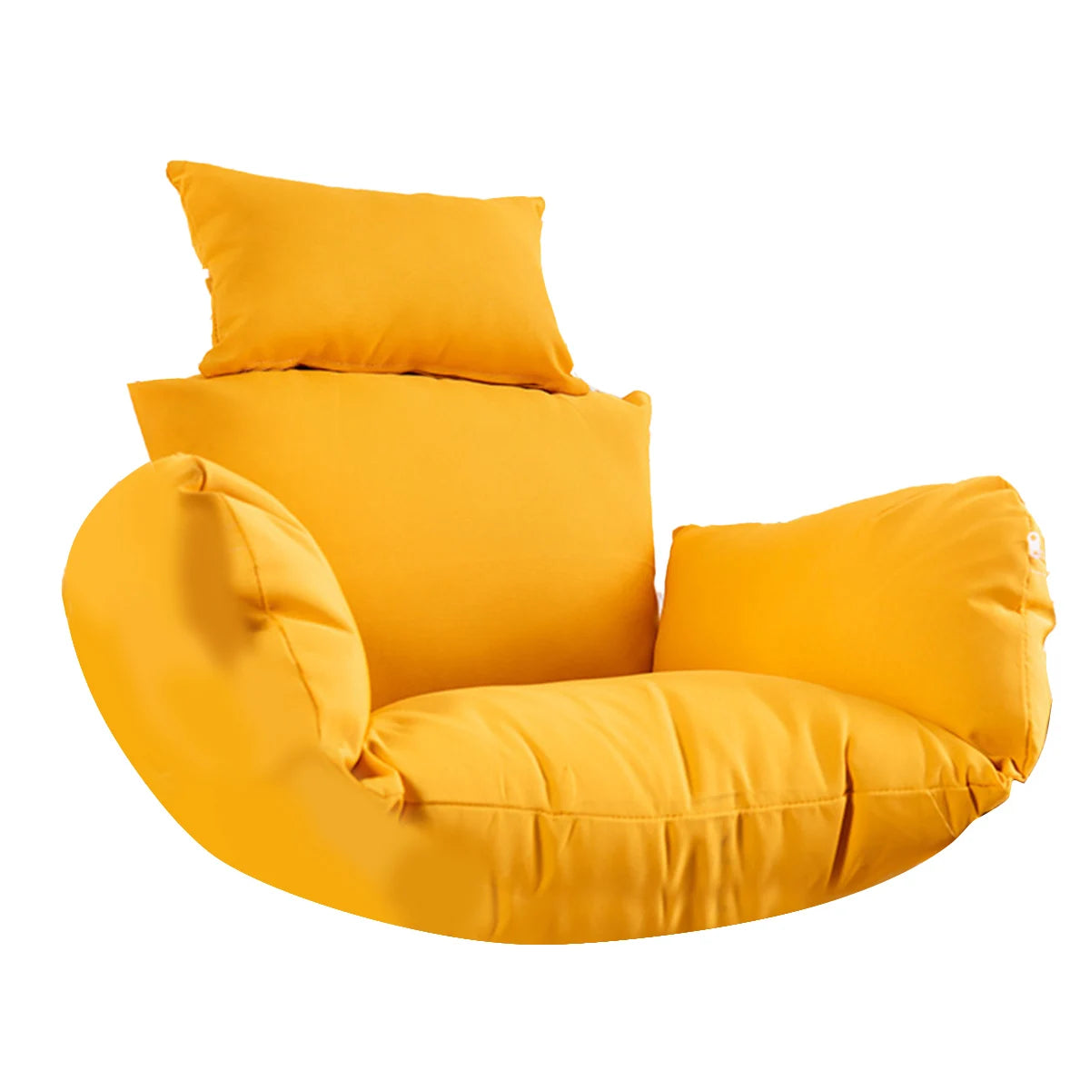 fauteuil suspendu moderne coussins orange vert jaune rouge beige polyester coton respirant fixations