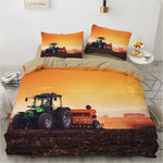 Détail impression 3D Monster Truck sur housse de couette