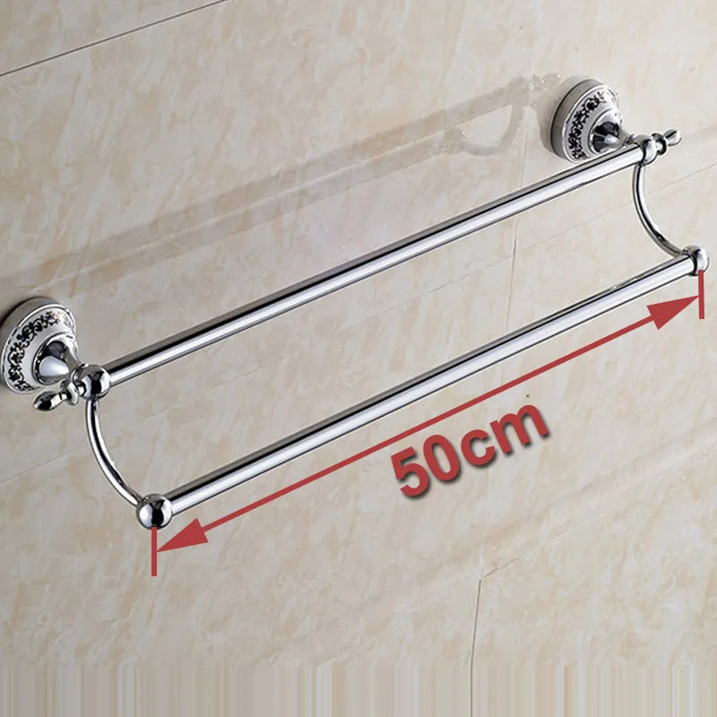 ensemble accessoires salle bain chrome mural porte serviette brosse wc porte gobelet