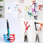 aimants colorés réfrigérateur 10 pièces aimants mini hommes modernes décoratifs bureaux