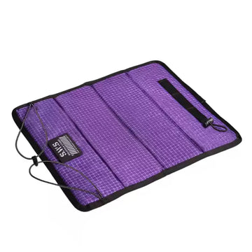 tapis pliable asseyant carreaux opaque alvéoles élastique minimaliste camping