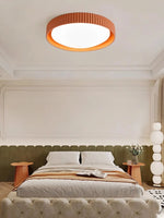lampe chambre coucher moderne bleu beige rayures verticales éclairage quotidien montée surface led 90