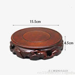 support présentation bois sculpté socle vase figurine théière décoration intérieur classique