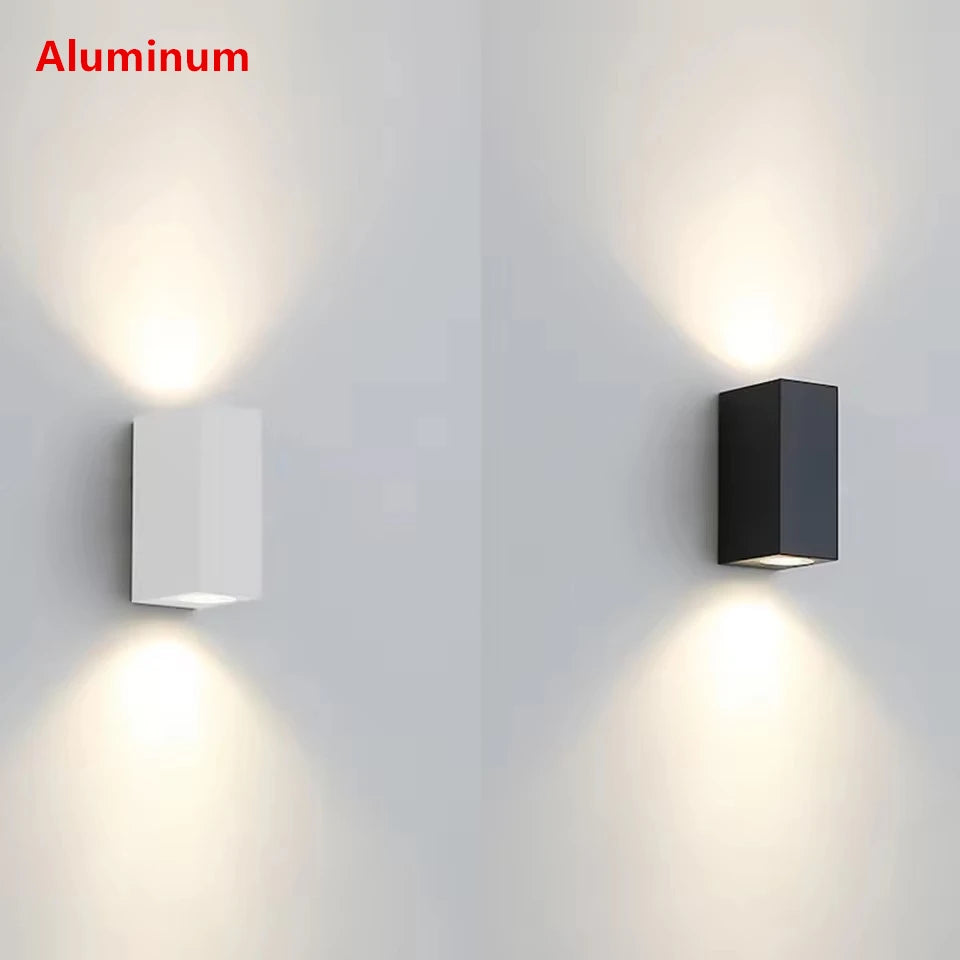 appliques murales modernes éclairage led noir fixées mur contemporaines 249lm cuisine chambre coucher