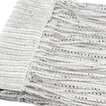 rideau glitter franges argenté noir beige doré rose gold transparent moderne 100x200cm decoration festif