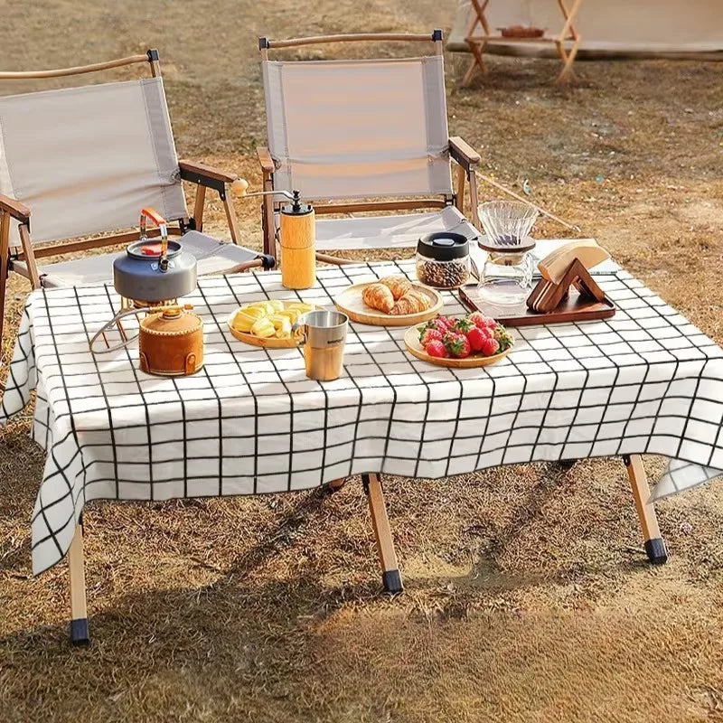 nappe jetable carreaux noirs blancs fête anniversaire pique nique extérieur mariage transparente moderne minimaliste
